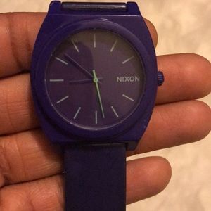 Nixon blue watch!